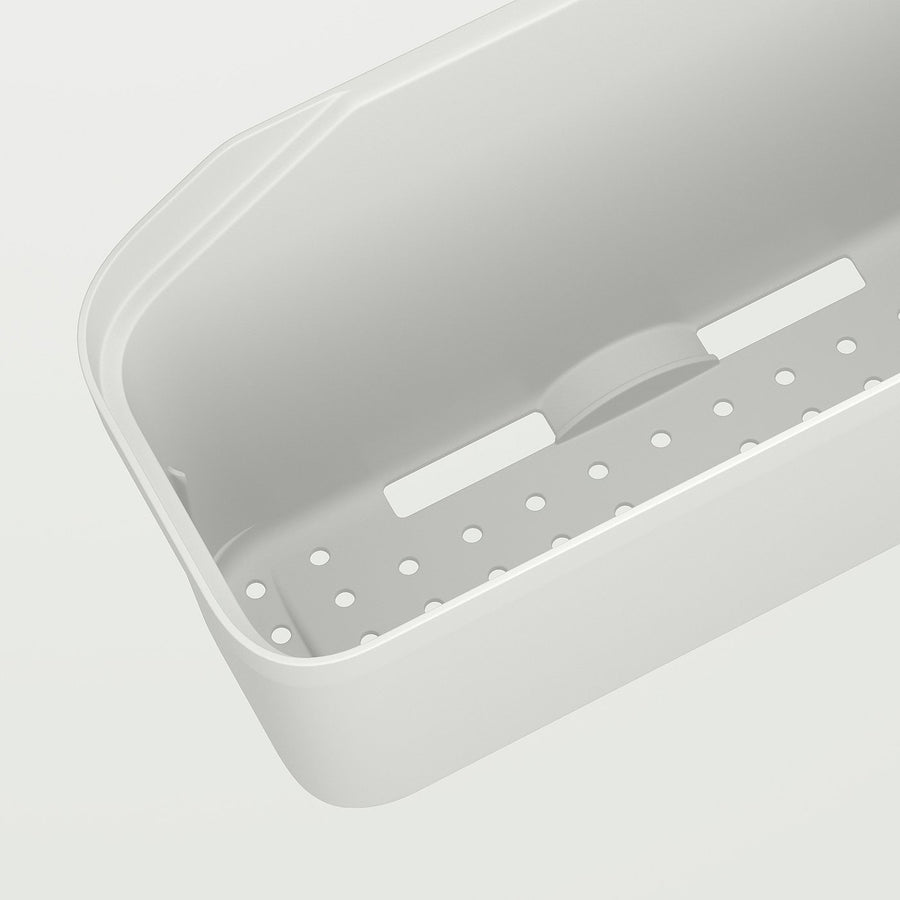 TÅNGHÄLLAN shower basket, light grey, 29x31 cm