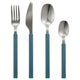TÅNGMÄRLA 16-piece cutlery set, dark grey-blue