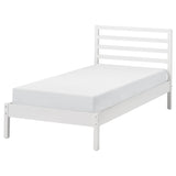 TARVA bed frame, white stained/Lillhällan, 90x200 cm