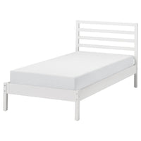 TARVA bed frame, white stained/Lillhällan, 90x200 cm