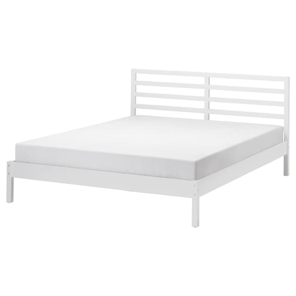 Ikea TARVA - Bed frame, stained white,140x200 cm