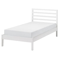 TARVA bed frame, white stained, 90x200 cm