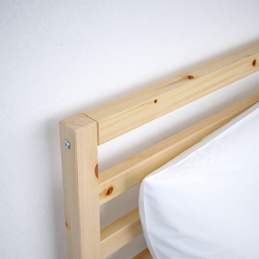 TARVA bed frame, pine/Lillhällan, 90x200 cm