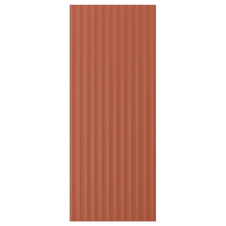 TERRSJÖ door, red-brown wave pattern, 40x100 cm