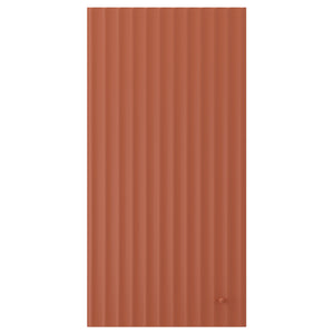 TERRSJÖ door, red-brown wave pattern, 40x80 cm