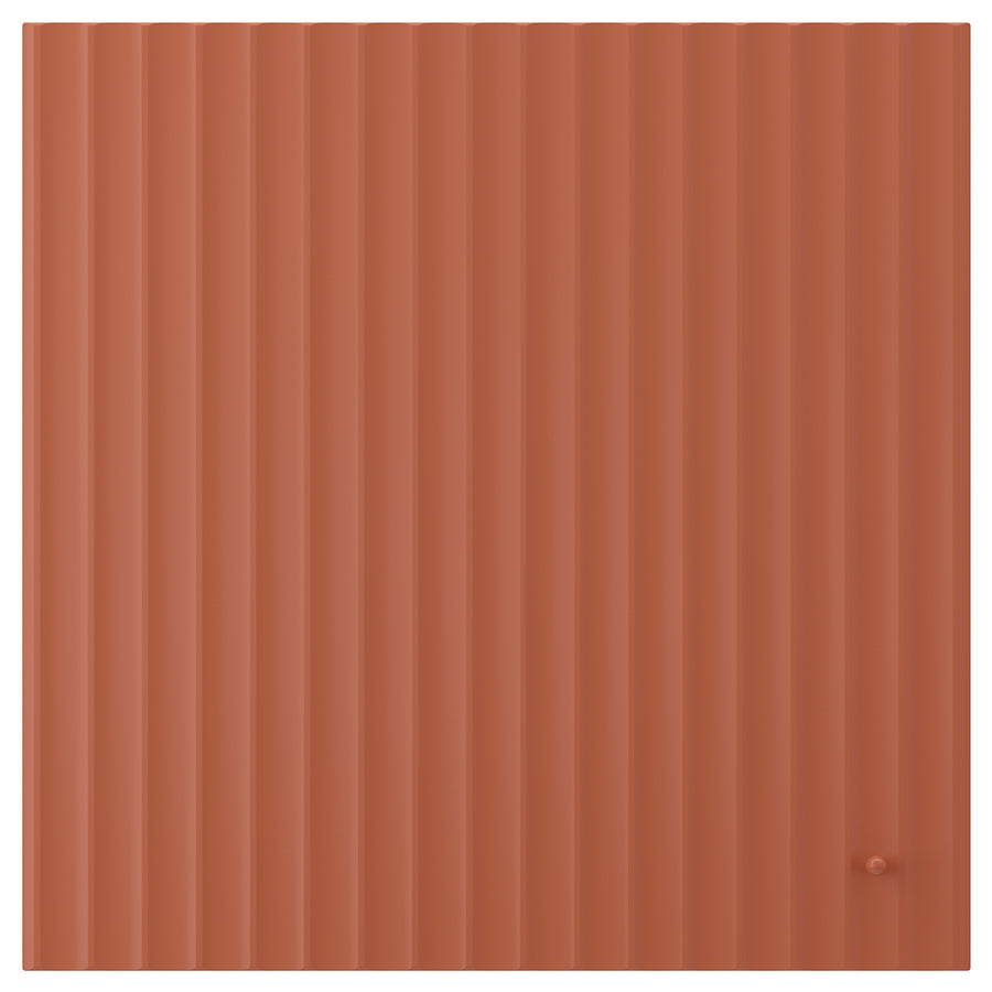 TERRSJÖ door, red-brown wave pattern, 59.7x59.7 cm