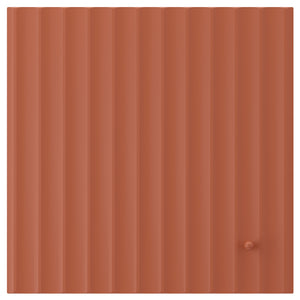 TERRSJÖ door, red-brown wave pattern, 40x40 cm