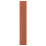 TERRSJÖ cover panel, red-brown, 39x240 cm