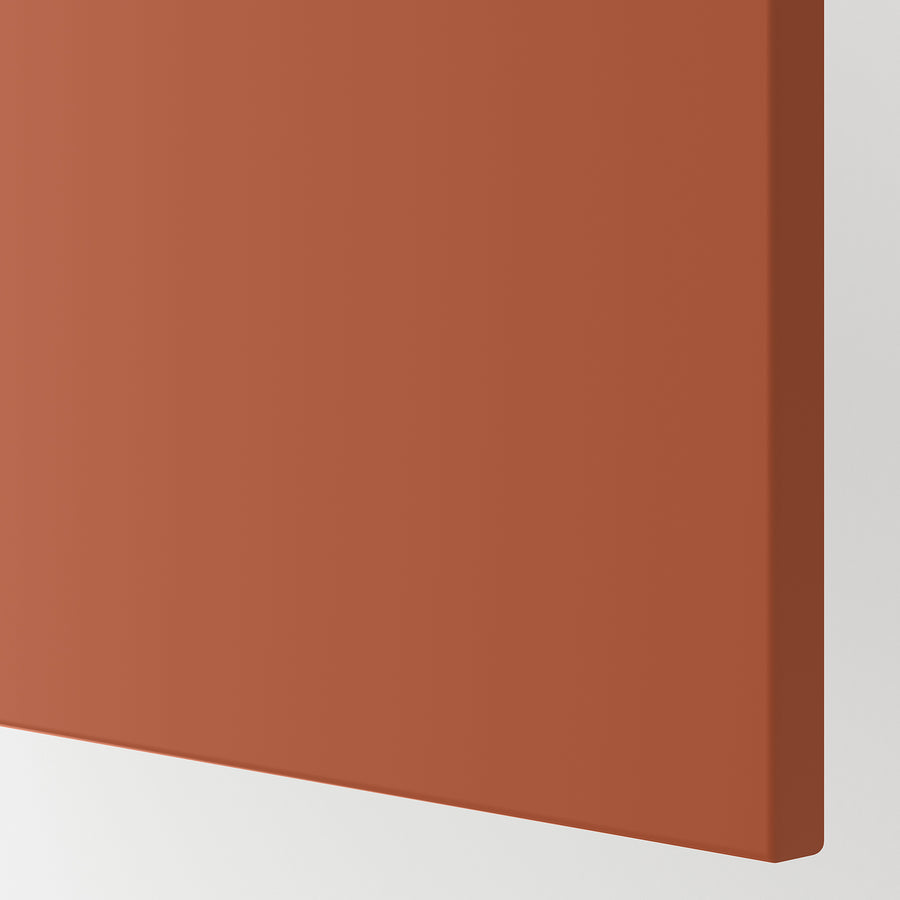 TERRSJÖ cover panel, red-brown, 39.0x240.0 cm