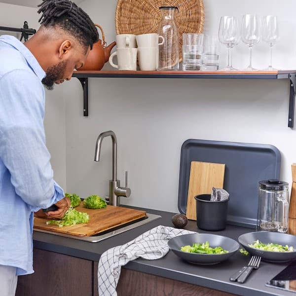 Ikea TILLGÅNG - Tray, grey, 37x29 cm