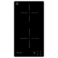 TILLREDA portable induction hob, 2 zones white, 28x6.2x52 cm