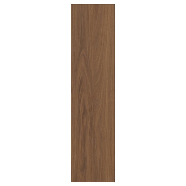 TISTORP door, brown walnut effect, 20x80 cm