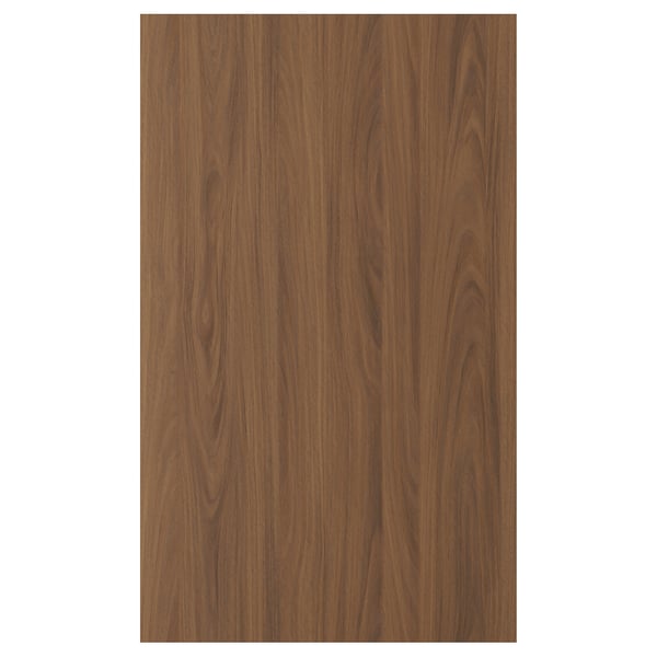 TISTORP door, brown walnut effect, 60x100 cm