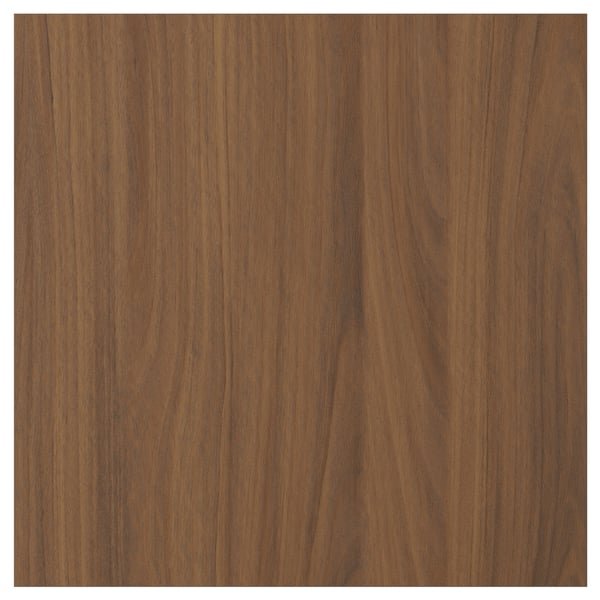TISTORP drawer front, brown walnut effect, 40x40 cm