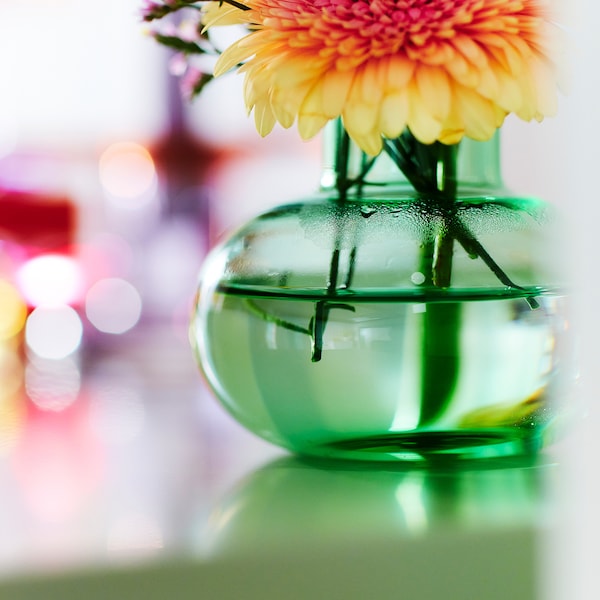 TJÄRLEK vase, set of 3, multicolour