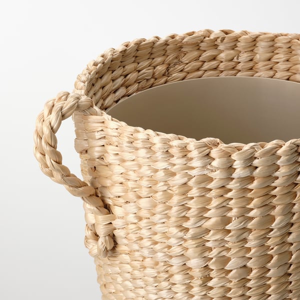 TÖRNBÄR plant pot, banana fibre handmade, 32 cm