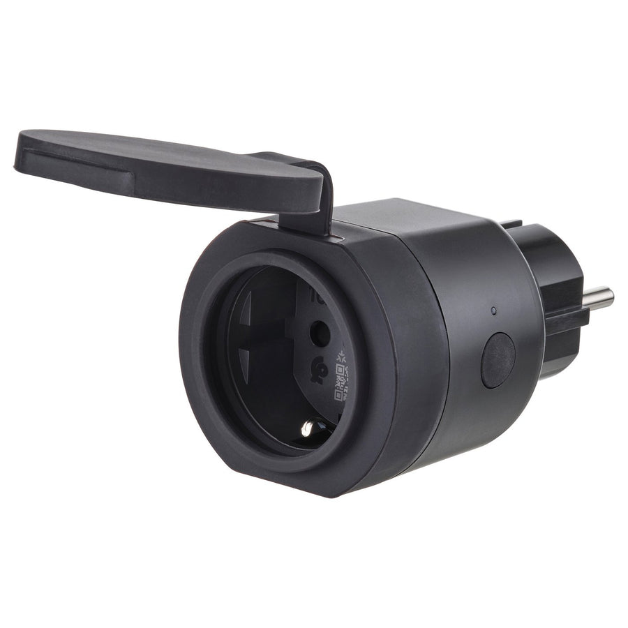 TOFSMYGGA plug, black/outdoor smart, 62 cm