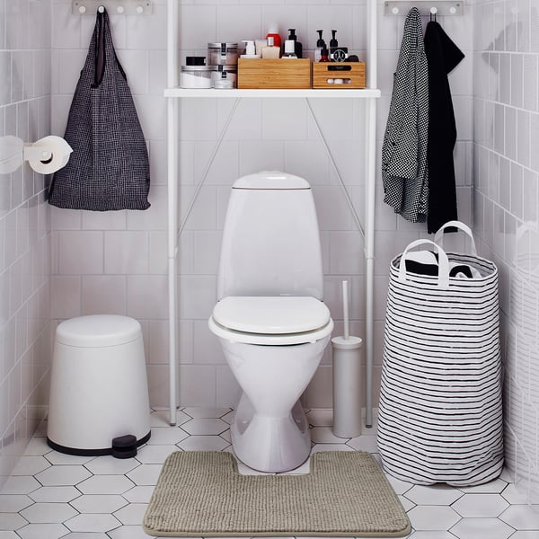 TOFTBO pedestal mat, dark beige