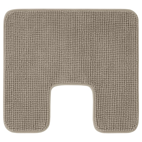TOFTBO pedestal mat, beige, 55x60 cm