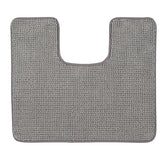 TOFTBO pedestal mat, grey-white/mélange, 55x60 cm