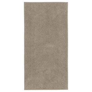 TOFTBO bath mat, beige, 60x120 cm