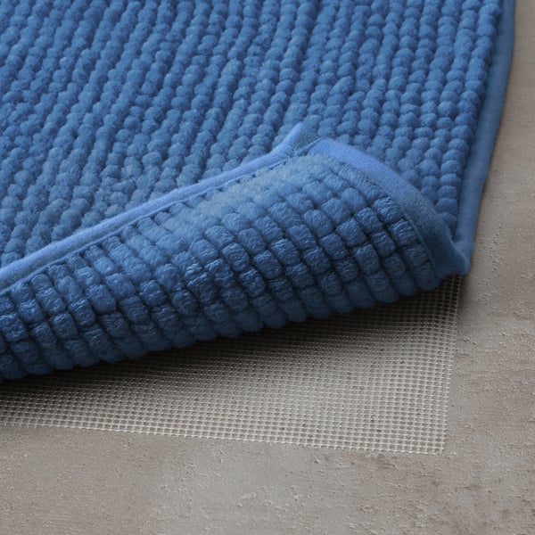 TOFTBO bath mat, bright blue, 50x80 cm