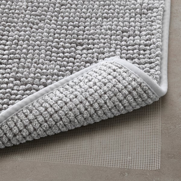 TOFTBO bath mat, grey-white/mélange, 50x80 cm