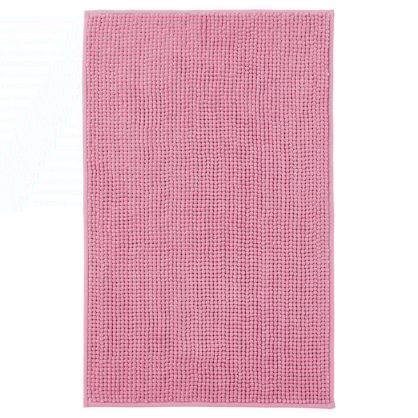 TOFTBO bath mat, pink, 50x80 cm