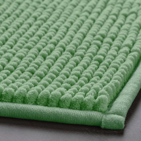 TOFTBO bath mat, light green, 50x80 cm