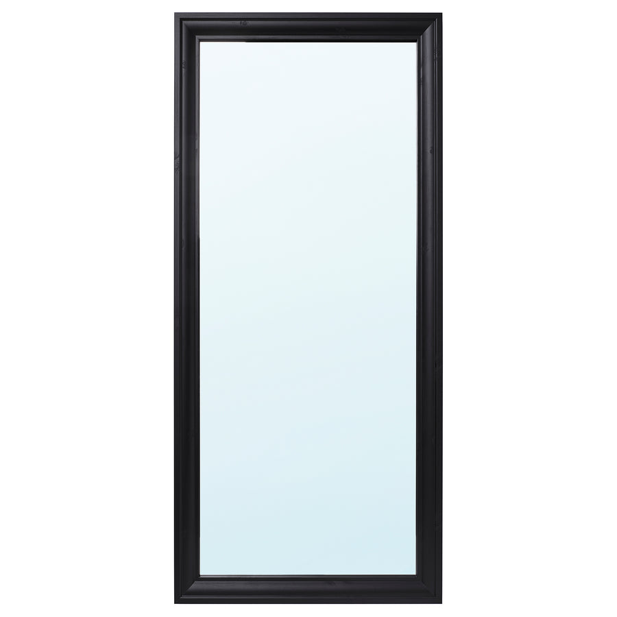 TOFTBYN mirror, black, 75x165 cm
