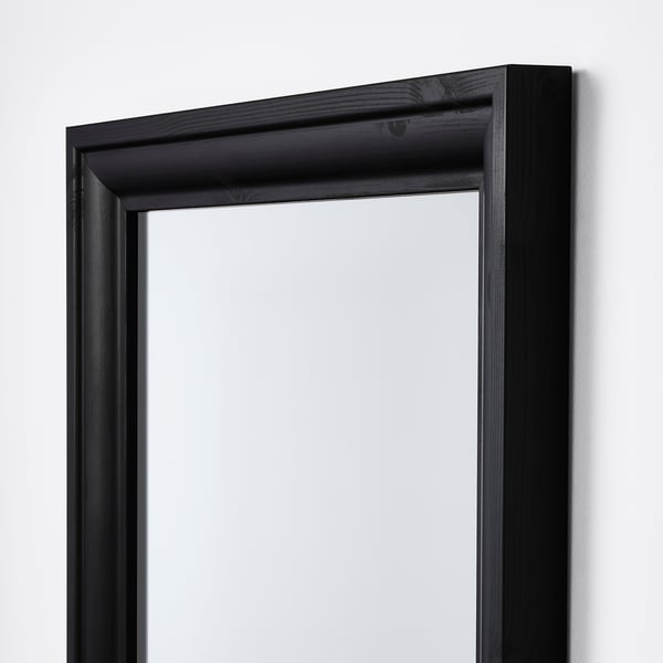 TOFTBYN mirror, black, 75x165 cm