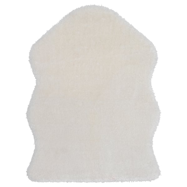 TOFTLUND rug, white, 55x85 cm