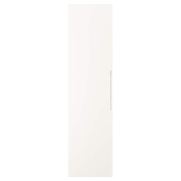 TONSTAD door with hinges, off-white, 50x195 cm