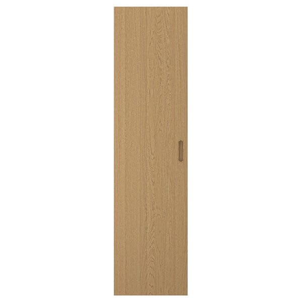 Ikea TONSTAD - Door with hinges, oak veneer, 50x195 cm