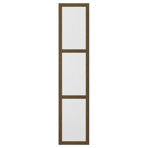 Ikea TONSTAD - Door with hinges, brown/stained oak veneer glass, 50x229 cm