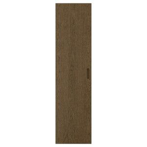 Ikea TONSTAD - Door with hinges, brown/stained oak veneer, 50x195 cm
