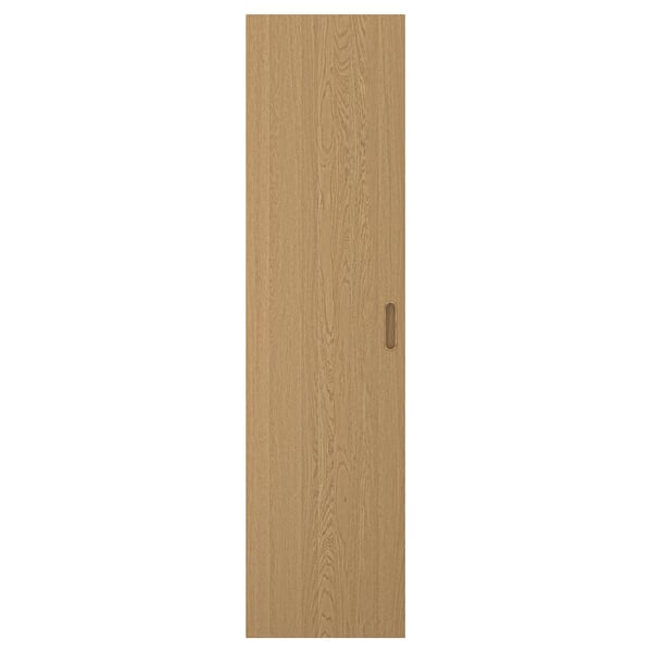 TONSTAD door, oak veneer, 50x195 cm