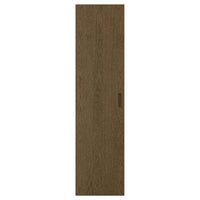 TONSTAD door, brown stained oak veneer, 50x195 cm