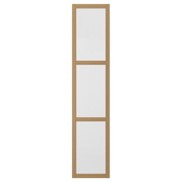 Ikea TONSTAD - Door, oak/veneer glass, 50x229 cm
