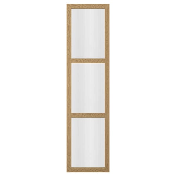 Ikea TONSTAD - Door, oak/veneer glass, 50x195 cm