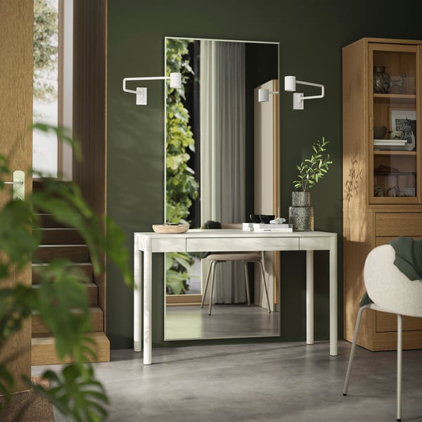 TONSTAD desk, off-white, 120x47 cm