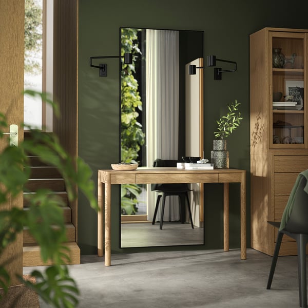 TONSTAD desk, oak veneer, 120x47 cm