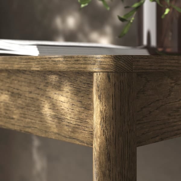 Ikea TONSTAD - Desk, brown stained oak veneer, 120x47 cm