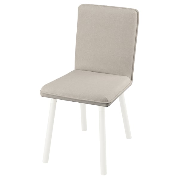 TONSTAD chair, Fridtuna light beige/off-white, 42x86x56 cm