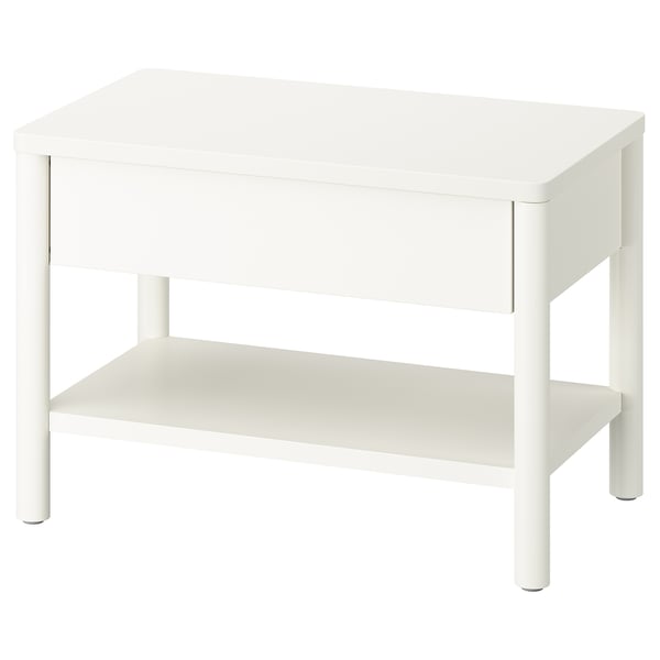 TONSTAD side table, off-white, 64x40 cm