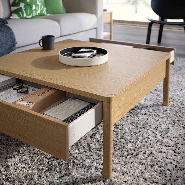 Ikea TONSTAD - Coffee table, oak veneer, 84x82 cm