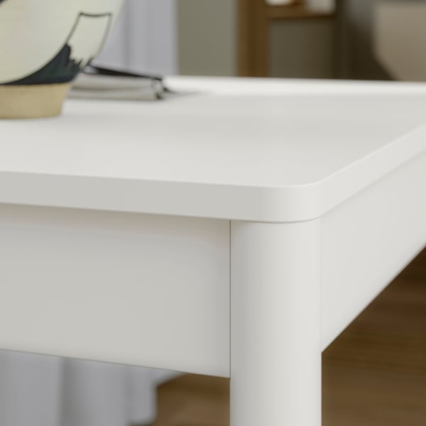 TONSTAD extendable table, off-white, 80/120x70 cm