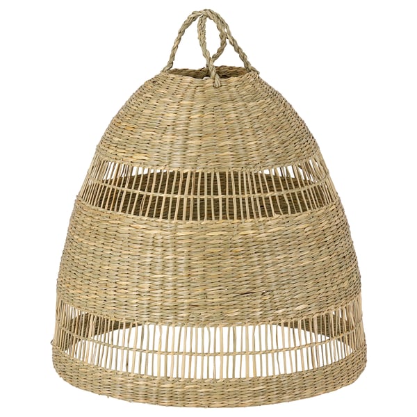 TORARED pendant lamp shade, sedge/handmade, 36 cm