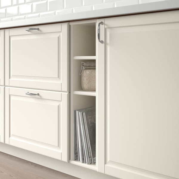 TORNVIKEN open cabinet, off-white, 20x37x80 cm