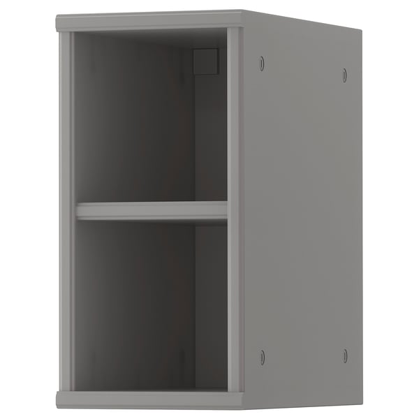 TORNVIKEN open cabinet, grey, 20x37x40 cm